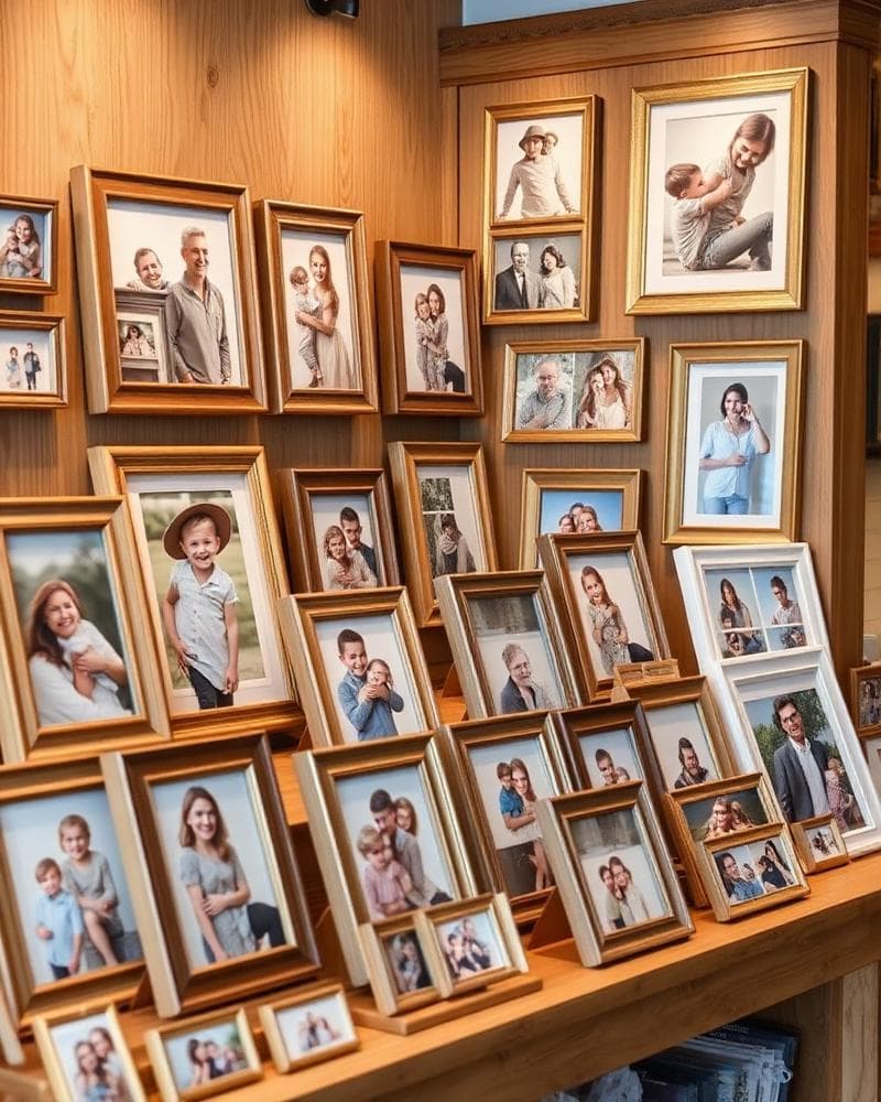 Photo frames made at Johar Store, Chandigarh